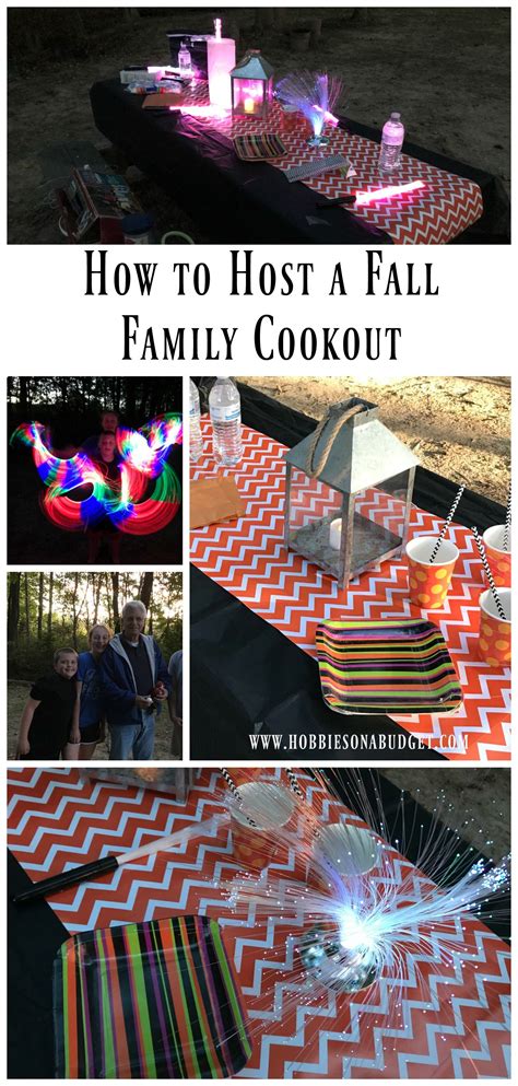 How to Host a Fall Family Cookout - Hobbies on a Budget | Fall family ...