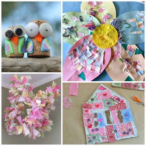 Fabric Scrap Crafts And Activities For Kids | What Can We Do With Paper ...