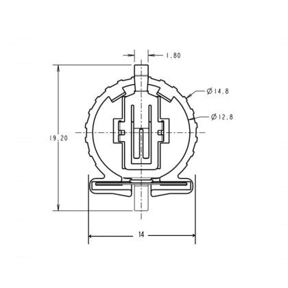 CR1220 Cell Battery Holder (Output 3V)