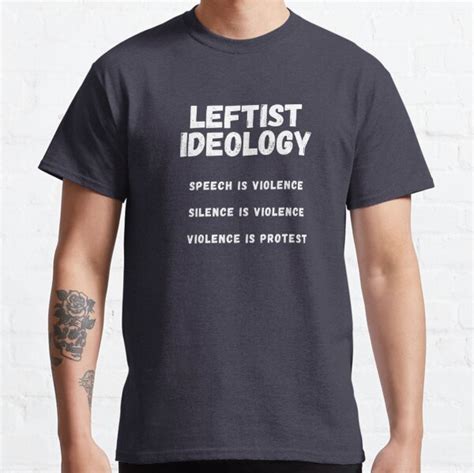 "Leftist Ideology" T-shirt by politicalparrot | Redbubble