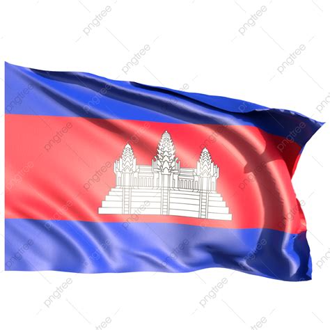 Cambodia Flag Waving, Cambodia Flag Waving Transparent, Cambodia Flag Design, Cambodia PNG ...