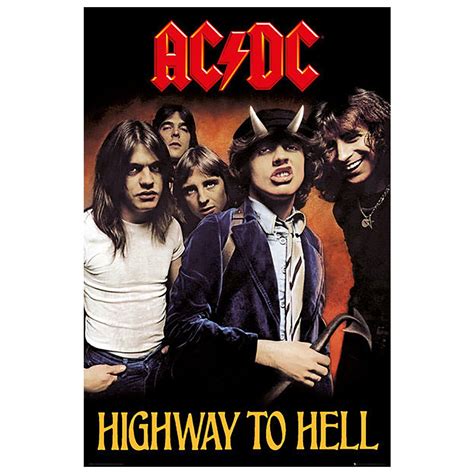 Poster AC/DC - Highway To Hell Cover - Posters - Rock A Gogo