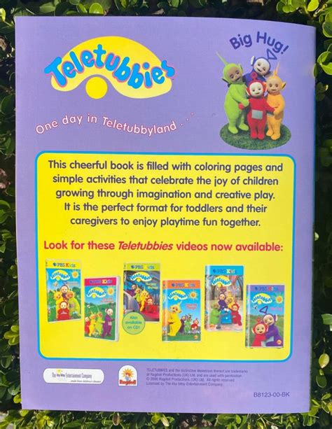 TELETUBBIES BIG HUG! Coloring Activity Book VTG 2000 Ragdoll PBS KIDS ...