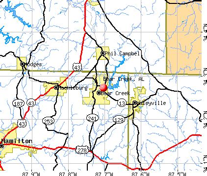 Bear Creek, Alabama (AL) profile: population, maps, real estate, averages, homes, statistics ...