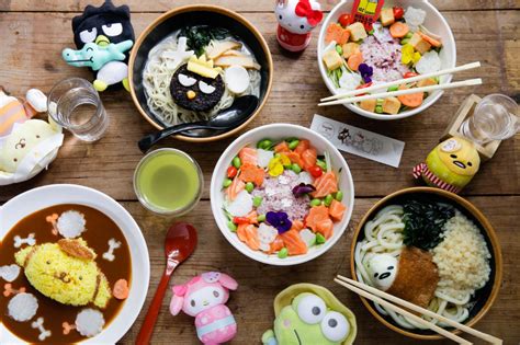 London's First Sanrio Café Serves Hello Kitty Donuts, Ramen and Matcha | Food, Cute food, Asian ...