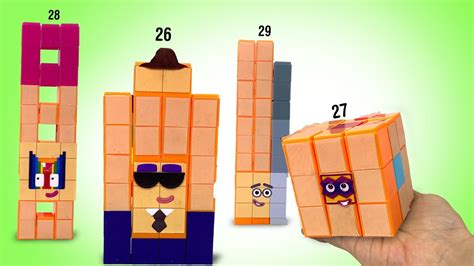 DIY Numberblocks 26 to 29 Custom Building Blocks Set || Keith's Toy Box ...