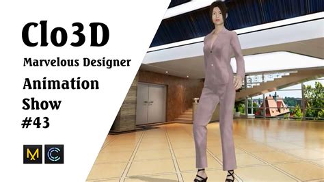 CLO 3D Runway- Virtual Fashion Show- Clo3D- Marvelous Designer | Clo3D animation (P43) | Fashion ...