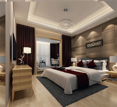 Modern Bedroom 3D Model MAX | CGTrader.com