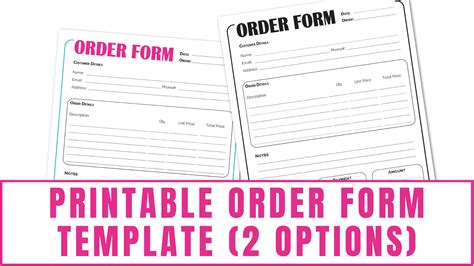 Order Form Template (2 Versions) | ubicaciondepersonas.cdmx.gob.mx