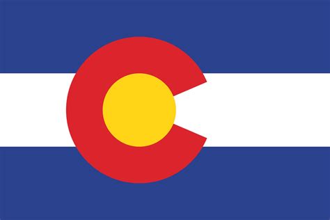 Colorado officially flag 2458742 Vector Art at Vecteezy