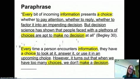 quote paraphrase summary how to paraphrasing cite in apa | Quote within a quote, Online essay ...