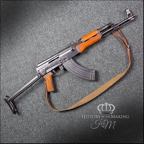 Russian AK47 Assault Rifle. Chinese Type 55. 7.62 cal- Live Firing - History in the Making