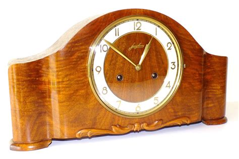 JUNGHANS EXACTA CHIMING MANTEL CLOCK ORIGINAL ART DECO GERMANY | eBay | Mantel clock, Clock ...