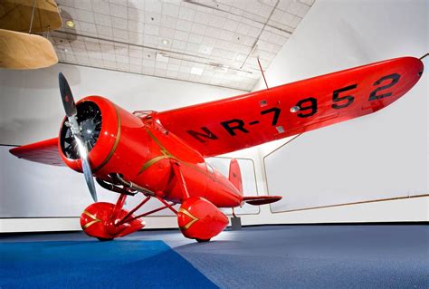 Lockheed Vega 5B NR7952 'Little Red Bus' flown by Amelia Earhart on the 1st solo Trans-Atlantic ...