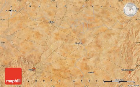 Satellite Map of Wolmaransstad