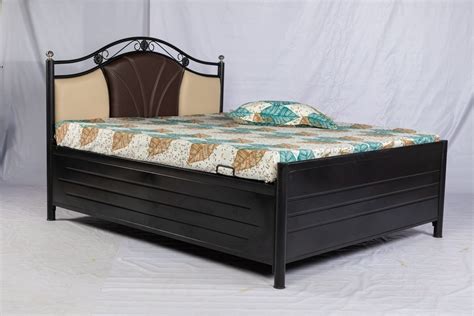 Decorative Modern Metal Double Bed, With Storage at Rs 17500 in Mumbai