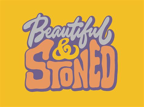 Beautiful & Stoned by Jerry Okolo on Dribbble