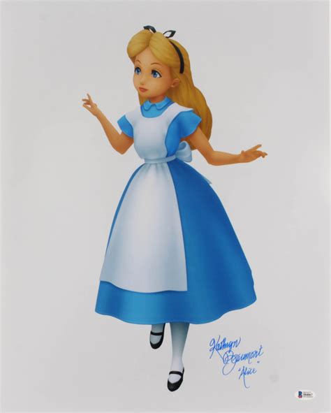 Kathryn Beaumont Signed "Alice in Wonderland" 16x20 Photo Inscribed ...