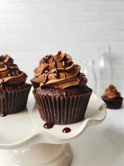 Triple Chocolate Cupcakes - My Happy Bakes