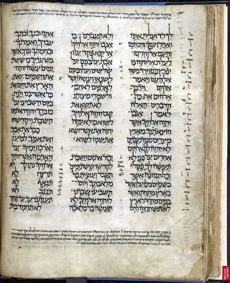 Torah Codex, 9th century CE | Center for Online Judaic Studies