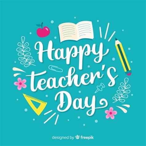 World teacher's day lettering background #paid, , #AD, #Sponsored, #teacher, #background, #let ...