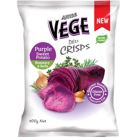 Vege Chips Deli Crisps Purple Sweet Potato 100g | BIG W