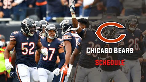 Chicago Bears Schedule 2023-2024: Dates, Times, TV Channels