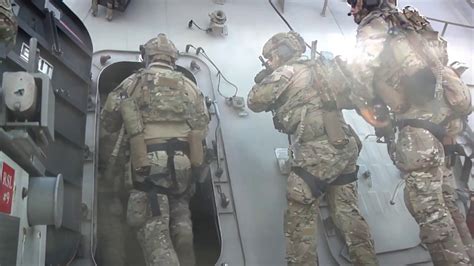 Coast Guard Maritime Safety and Security Team VBSS Demo - YouTube