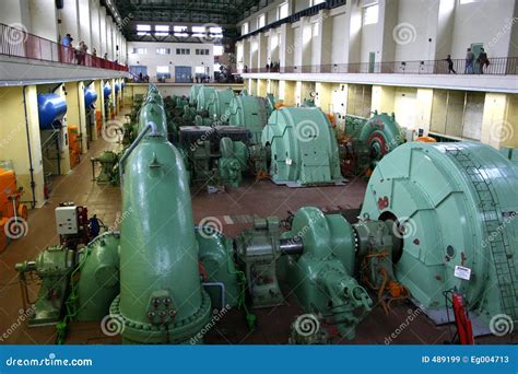 Water Power Plant stock image. Image of generator, rotate - 489199