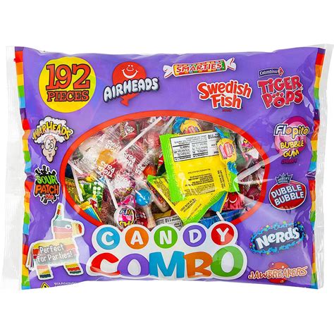 Candy Combo Bag 180pc 54oz | Party City