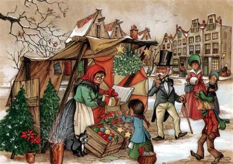 Anton Pieck Vintage Illustration Art, Fantasy Illustration, Christmas ...