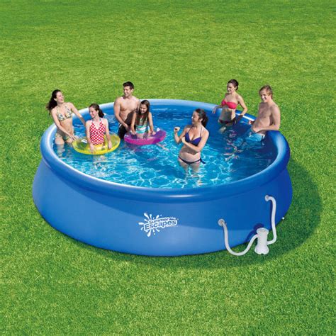 14-Foot Quick Set® Inflatable Family Pool at Kmart