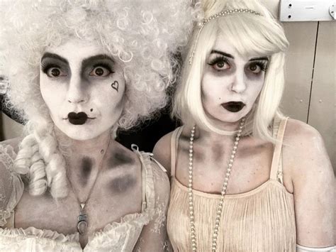 Addams Family Courtesan and Flapper Ancestor makeup! Had our first show ...