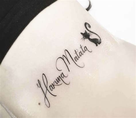 Hakuna Matata tattoo by Alexis Vargas | Post 22551