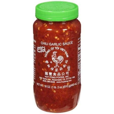 Huy Fong Foods: Chili Garlic Sauce , 18 Oz - Walmart.com