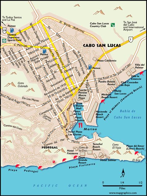 Cabo San Lucas Map