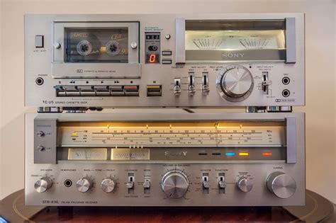 Sony STR-414L AM/FM Program Receiver (1978-79) / Deck TC U5 | Televisor antiguo