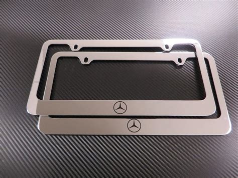 Mercedes front license plate holder