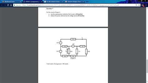 Solved T, Blackboard Learn × y D EEEN211 Assignment 0 X V ⓔ | Chegg.com