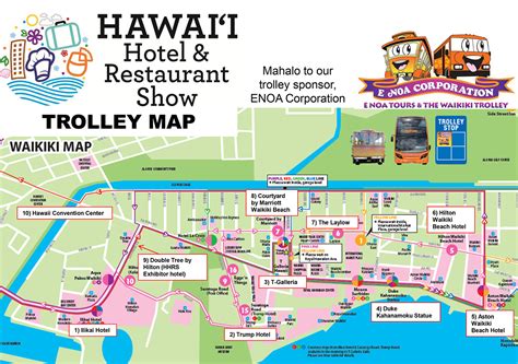 Printable Map Of Waikiki