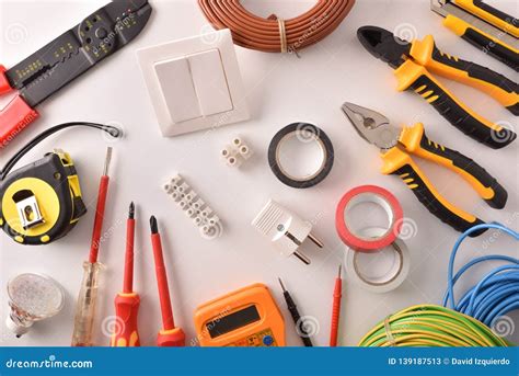 Tools For Electrical Installation Stock Photo | CartoonDealer.com #53817354