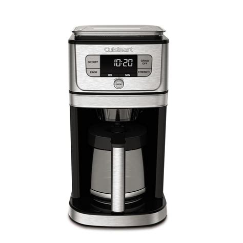 Cuisinart Burr Grind and Brew 12-Cup Coffeemaker In Brushed Stainless ...