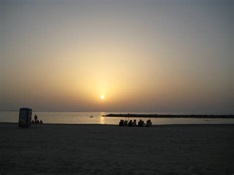 sunset at Jumeirah beach