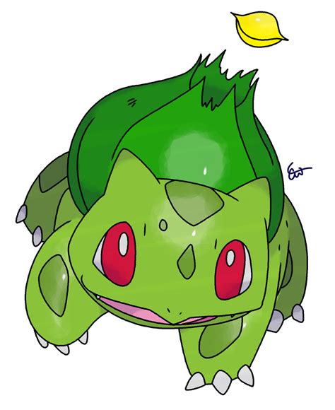 Shiny Bulbasaur: Revamped by CherubimonX on DeviantArt