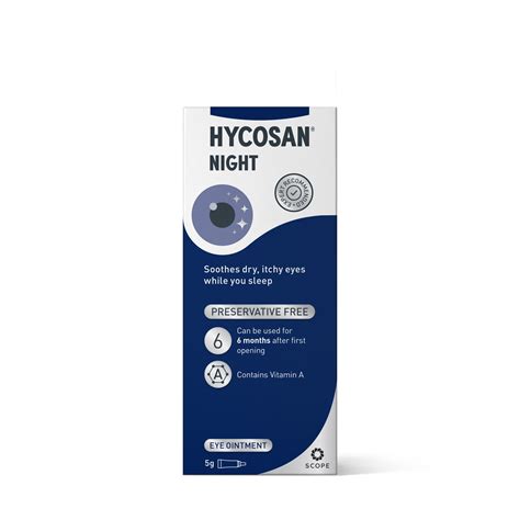 Hycosan Night Eye Ointment - 5g - Hassocks Eyecare Centre