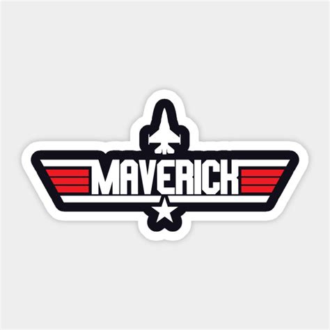 Maverick - Top Gun - Sticker | TeePublic