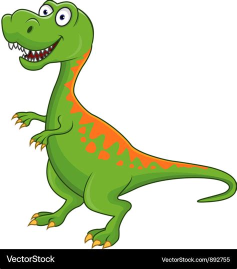 Dinosaur cartoon Royalty Free Vector Image - VectorStock