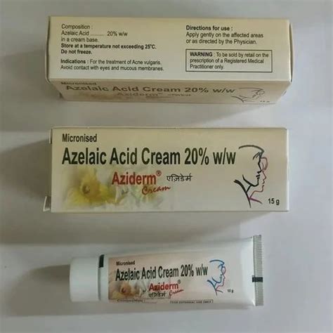 API Azelaic Acid Cream, 20% w/w at Rs 233/piece in Satna | ID: 2852426728733