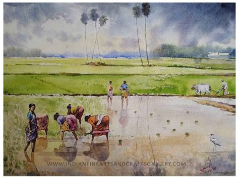 Paddy Field - Indian Fine Arts and Crafts Gallery