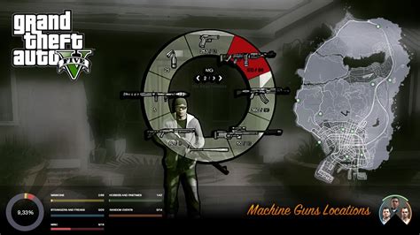 GTA V Machine Guns Locations - YouTube